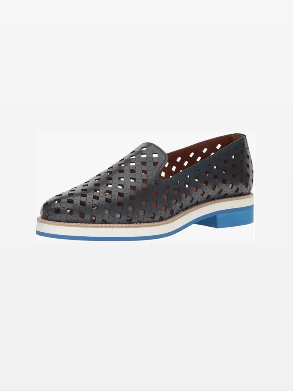 Aquatalia Zanna Perforated Leather Loafers